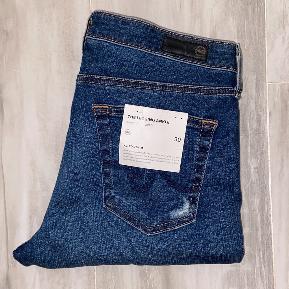 Adriano Goldschmied Legging Ankle, Raw, Style: REV1389-SP, 30Rx28, NWT $219 MSRP - Picture 4 of 13